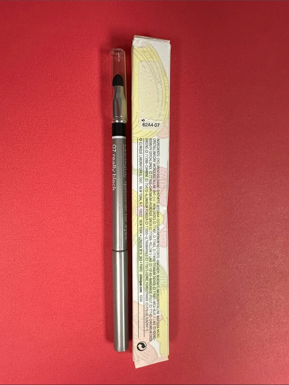 New In Box Clinique Quickliner for Eyes Pencil - 07 Really Black
